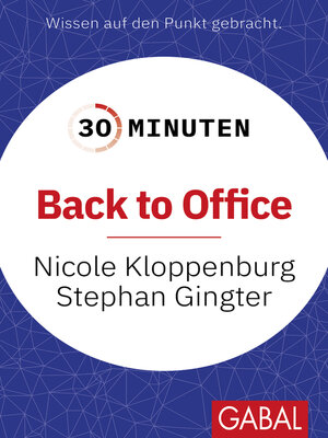 cover image of 30 Minuten Back to Office